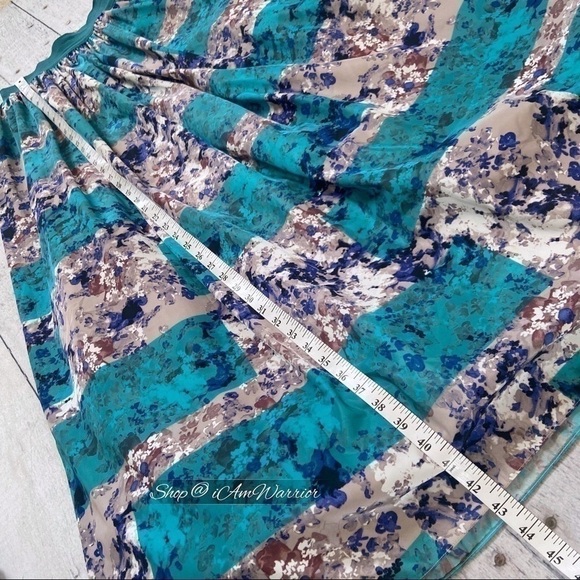 Anthropologie watercolor print tulle underlay maxi ball skirt *shop@iamwarrior - Picture 13 of 15